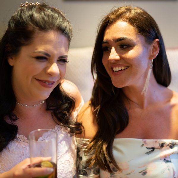 What does a videographer do at a wedding? Helen and Tom’s wedding - Helen and bridesmaid